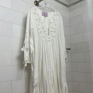 Calypso St Barth Beth Anne Dress long white dress